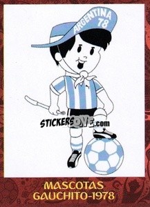 Sticker 1978 - Gauchito - Iconos World Cup Rusia 1930-2018 - NO EDITOR