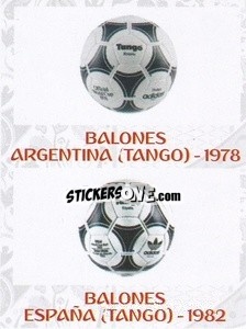 Sticker 1978 (Tango) - 1982 (Tango) - Iconos World Cup Rusia 1930-2018 n. 64 - NO EDITOR