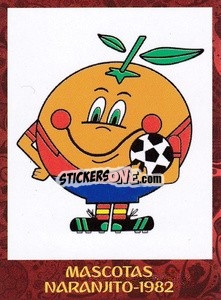 Sticker 1982 - Naranjito - Iconos World Cup Rusia 1930-2018 - NO EDITOR