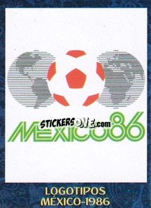 Sticker 1986 - Mexico - Iconos World Cup Rusia 1930-2018 n. 50 - NO EDITOR
