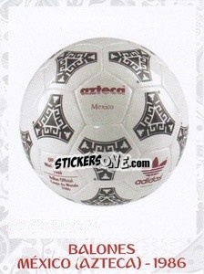 Sticker 1986 (Azteca) - Iconos World Cup Rusia 1930-2018 n. 65 - NO EDITOR