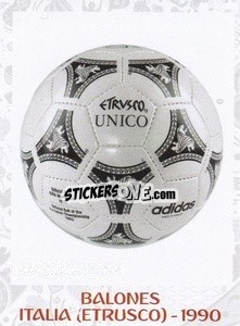 Sticker 1990 (Etrusco) - Iconos World Cup Rusia 1930-2018 - NO EDITOR