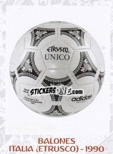 Sticker 1990 (Etrusco) - Iconos World Cup Rusia 1930-2018 n. 66 - NO EDITOR