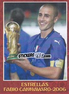Sticker 2006 - Fabio Cannavaro - Iconos World Cup Rusia 1930-2018 n. 96 - NO EDITOR