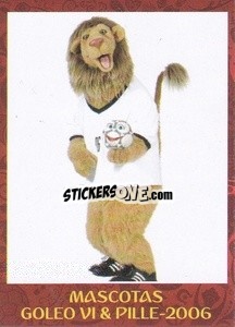 Sticker 2006 - Goleo Vi & Pille - Iconos World Cup Rusia 1930-2018 - NO EDITOR