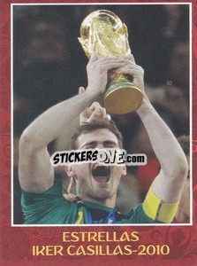 Sticker 2010 - Iker Casillas - Iconos World Cup Rusia 1930-2018 - NO EDITOR