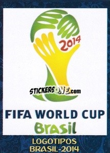 Sticker 2014 - Brasil - Iconos World Cup Rusia 1930-2018 - NO EDITOR