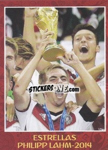 Sticker 2014 - Philipp Lahm - Iconos World Cup Rusia 1930-2018 - NO EDITOR
