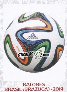 Sticker 2014 (Brazuca) - Iconos World Cup Rusia 1930-2018 - NO EDITOR