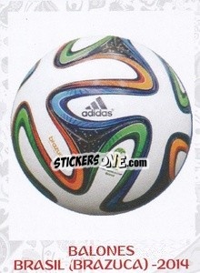 Sticker 2014 (Brazuca) - Iconos World Cup Rusia 1930-2018 n. 72 - NO EDITOR