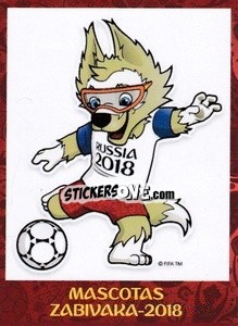 Sticker 2018 - Zabivaka - Iconos World Cup Rusia 1930-2018 n. 20 - NO EDITOR
