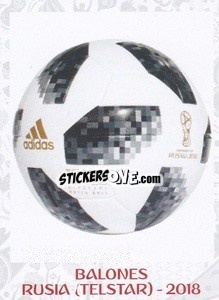 Sticker 2018 (Telstar) - Iconos World Cup Rusia 1930-2018 - NO EDITOR