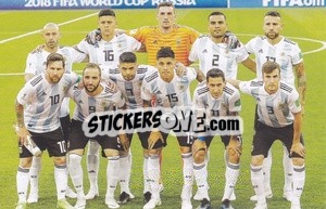 Sticker Argentina - Iconos World Cup Rusia 1930-2018 n. 4 - NO EDITOR