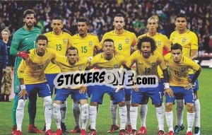 Sticker Brasil - Iconos World Cup Rusia 1930-2018 n. 3 - NO EDITOR