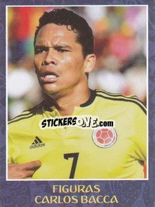 Sticker Carlos Bacca - Iconos World Cup Rusia 1930-2018 n. 126 - NO EDITOR