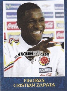 Sticker Cristian Zapata - Iconos World Cup Rusia 1930-2018 n. 106 - NO EDITOR