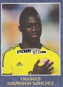 Sticker Davinson Sanchez - Iconos World Cup Rusia 1930-2018 - NO EDITOR