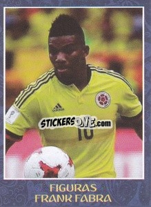 Sticker Frank Fabra - Iconos World Cup Rusia 1930-2018 - NO EDITOR