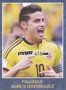 Sticker James Rodriguez - Iconos World Cup Rusia 1930-2018 n. 125 - NO EDITOR