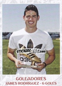 Sticker James Rodriguez - 6 Goles - Iconos World Cup Rusia 1930-2018 - NO EDITOR