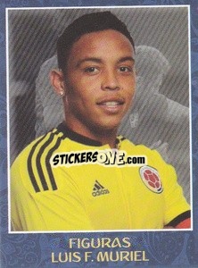 Sticker Luis Fernando Muriel - Iconos World Cup Rusia 1930-2018 - NO EDITOR