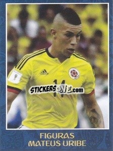 Sticker Mateus Uribe - Iconos World Cup Rusia 1930-2018 n. 110 - NO EDITOR