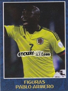 Sticker Pablo Armero - Iconos World Cup Rusia 1930-2018 - NO EDITOR