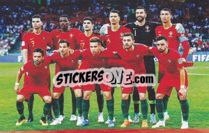 Sticker Portugal - Iconos World Cup Rusia 1930-2018 n. 6 - NO EDITOR