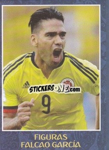 Sticker Radamel Falcao - Iconos World Cup Rusia 1930-2018 n. 127 - NO EDITOR