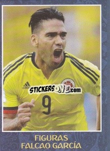 Sticker Radamel Falcao - Iconos World Cup Rusia 1930-2018 - NO EDITOR