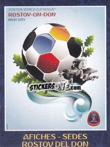 Sticker Rostov Del Don - Iconos World Cup Rusia 1930-2018 - NO EDITOR