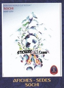 Sticker Sochi - Iconos World Cup Rusia 1930-2018 n. 77 - NO EDITOR