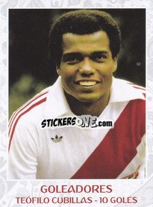 Sticker Teofilo Cubillas - 10 Goles - Iconos World Cup Rusia 1930-2018 n. 135 - NO EDITOR