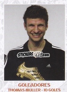 Sticker Thomas Muller - 10 Goles - Iconos World Cup Rusia 1930-2018 n. 136 - NO EDITOR