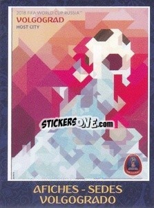 Sticker Volgogrado - Iconos World Cup Rusia 1930-2018 - NO EDITOR