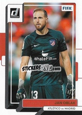 Sticker Jan Oblak - Donruss Soccer 2022-2023 n. 13 - Panini