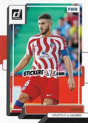Sticker Koke - Donruss Soccer 2022-2023 n. 15 - Panini