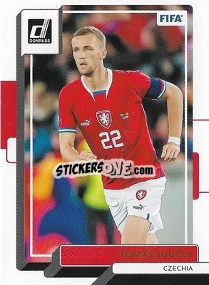 Sticker Tomas Soucek - Donruss Soccer 2022-2023 - Panini