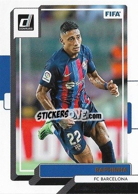 Sticker Raphinha - Donruss Soccer 2022-2023 n. 34 - Panini