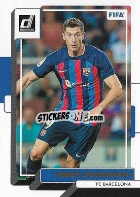 Sticker Robert Lewandowski - Donruss Soccer 2022-2023 n. 35 - Panini