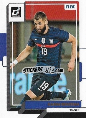 Sticker Karim Benzema - Donruss Soccer 2022-2023 n. 49 - Panini
