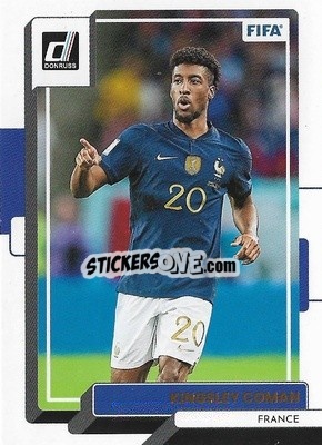 Sticker Kingsley Coman - Donruss Soccer 2022-2023 n. 50 - Panini