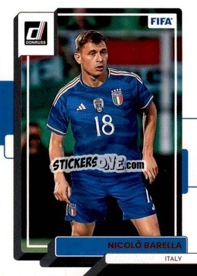Sticker Nicolo Barella - Donruss Soccer 2022-2023 n. 68 - Panini