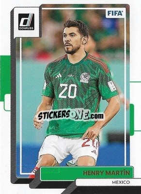 Sticker Henry Martin - Donruss Soccer 2022-2023 - Panini
