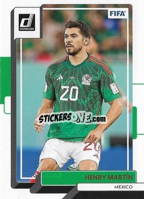 Sticker Henry Martin - Donruss Soccer 2022-2023 n. 83 - Panini