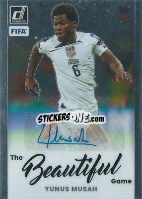Sticker Yunus Musah - Donruss Soccer 2022-2023 n. BGA-YM - Panini