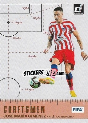 Sticker Jose Maria Gimenez - Donruss Soccer 2022-2023 n. C3 - Panini