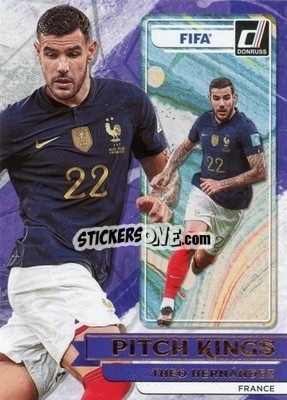 Sticker Theo Hernandez - Donruss Soccer 2022-2023 - Panini