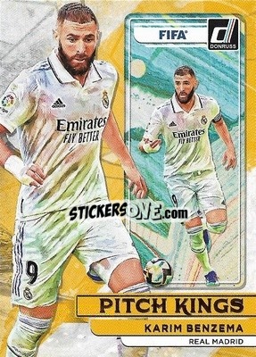 Sticker Karim Benzema - Donruss Soccer 2022-2023 n. PK18 - Panini