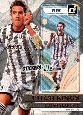 Sticker Dusan Vlahovic - Donruss Soccer 2022-2023 n. PK22 - Panini